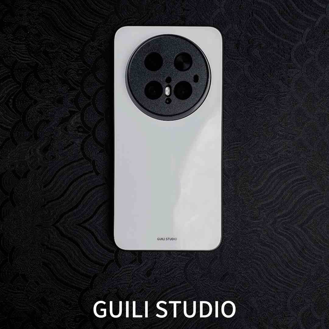 【瓷白静谧】新中式适用于苹果华为手机高级感小众全包手机壳防摔