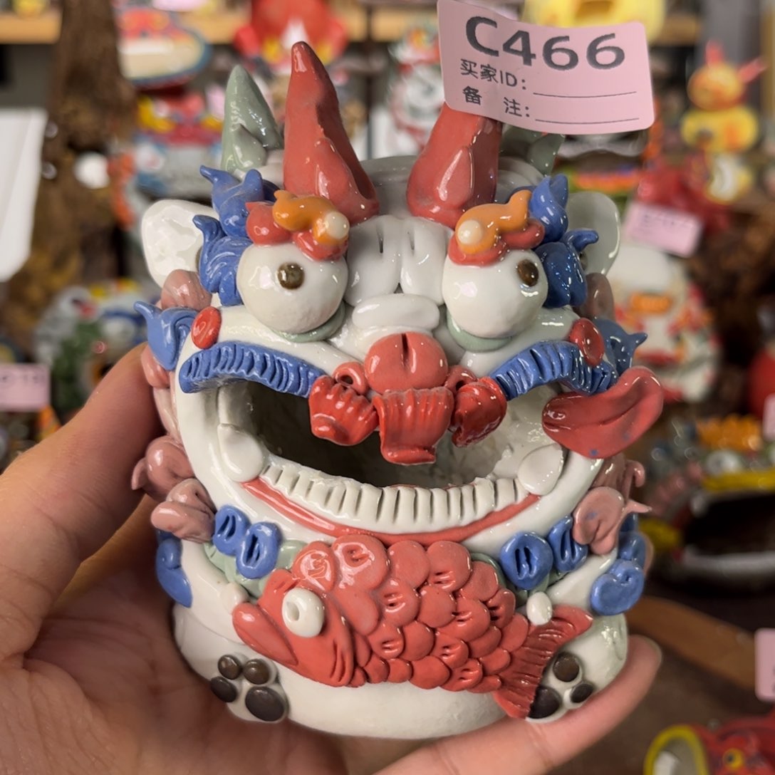 泥塑纯手工茶宠摆件
