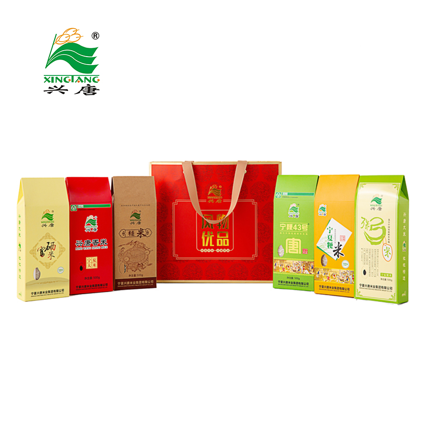 宁夏大米 兴唐风物优品3kg大米礼盒（500g/袋*6袋）真空包装礼盒