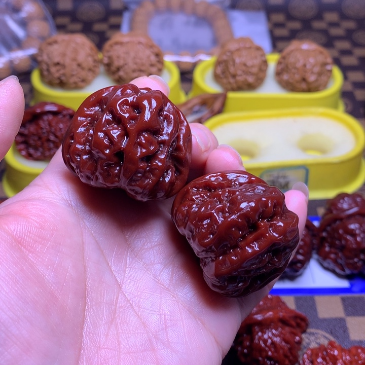 文玩核桃吊坠蛤蟆头39尺