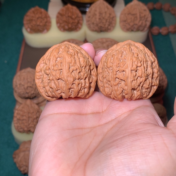 核桃文玩核桃承德密纹