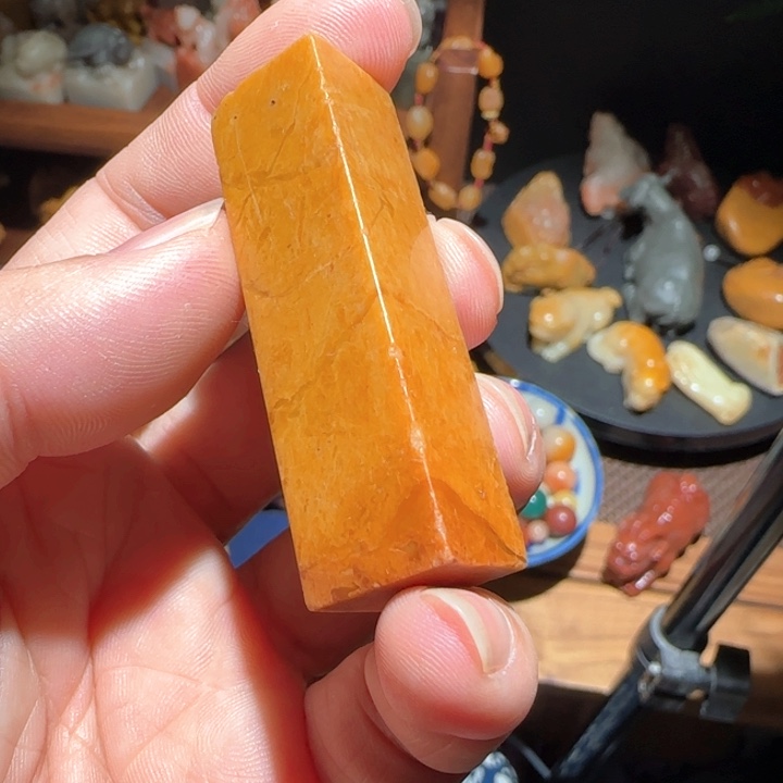 寿山石黄杜林老章