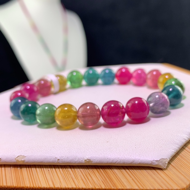 双色碧玺手链未镶嵌L*L