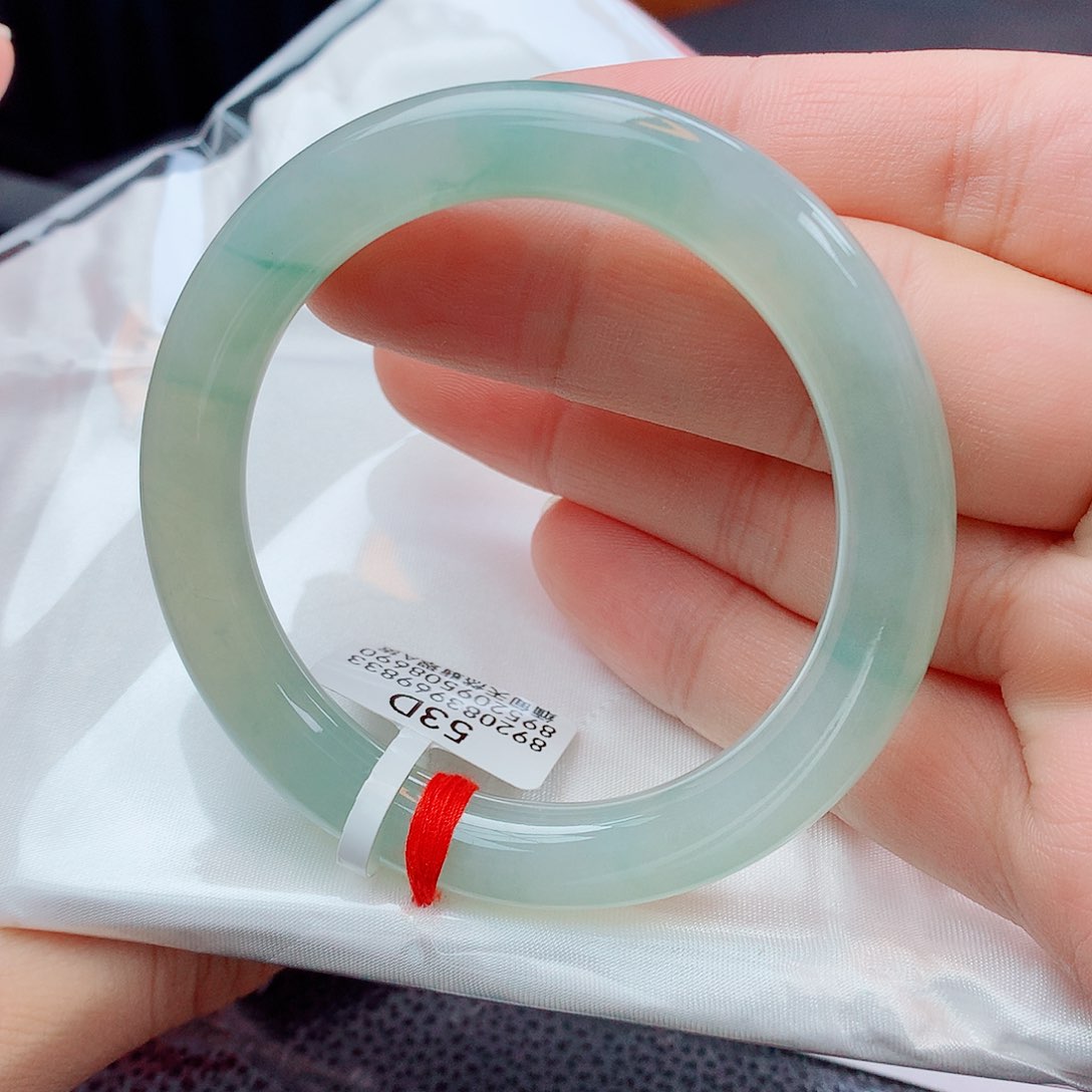 翡翠手镯未镶嵌天然缅甸翡翠A货手镯