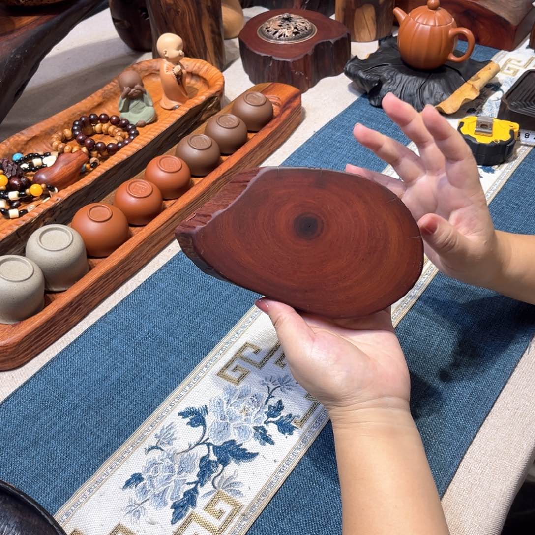 缅甸花梨随行底座