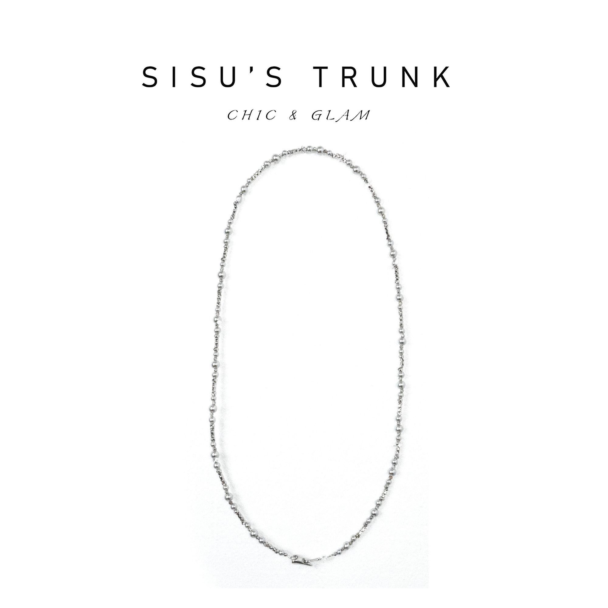 铜仿珍珠项链 SISU【星痕】轻奢高级感珍珠金属项链