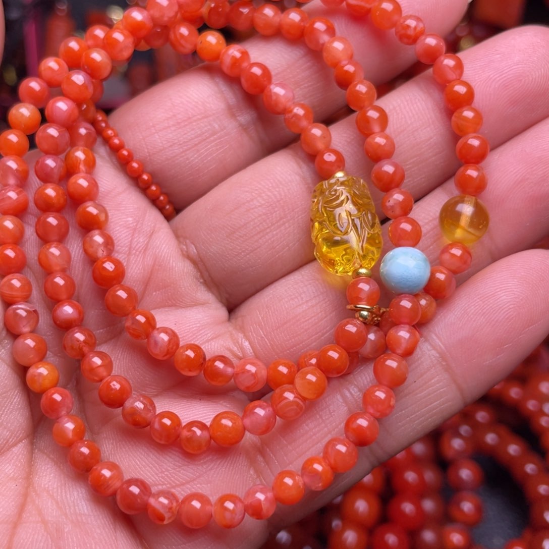 未镶嵌手链南红玛瑙