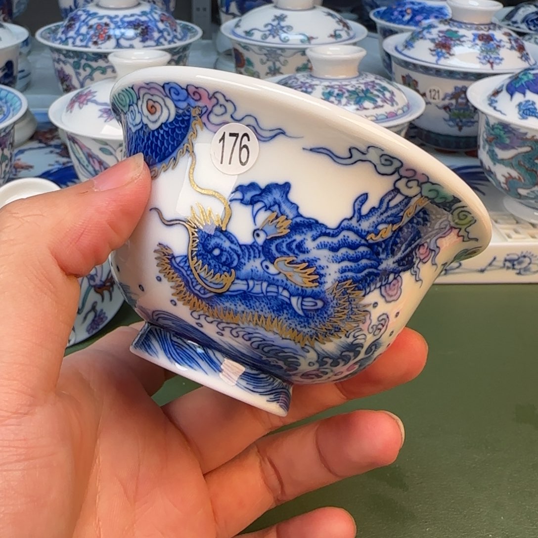 彦祖纯手工手绘茶具176