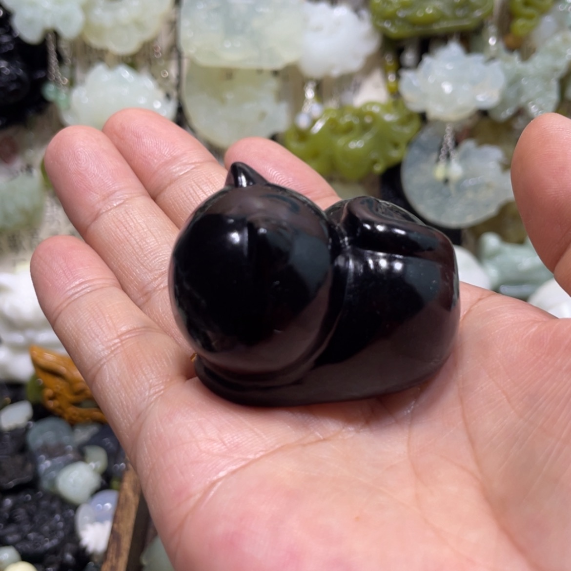 【闪购商品】岫玉颈饰未镶嵌55手把