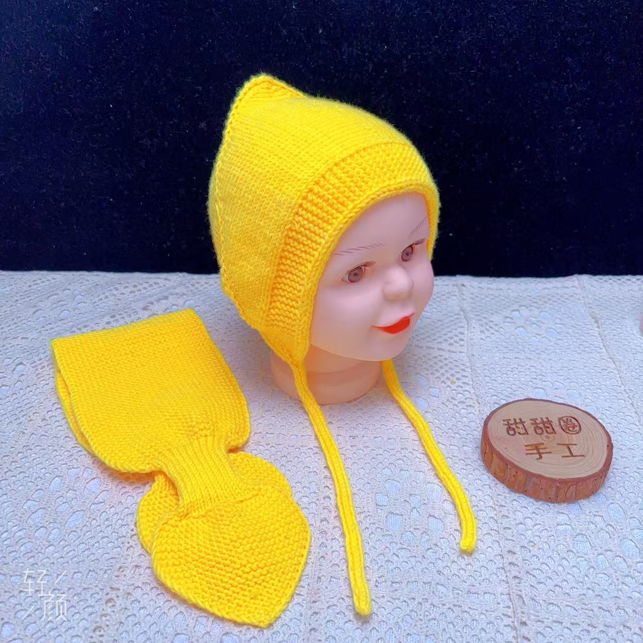 精灵兜帽手工帽子编织