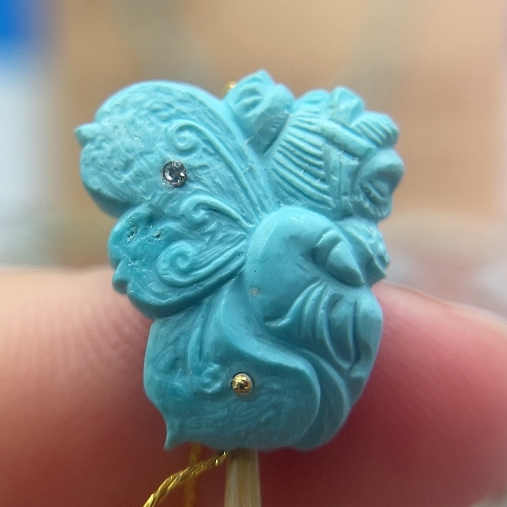 绿松石未镶嵌珠宝奇石