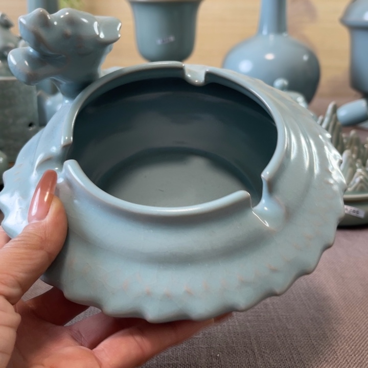 瓷片烟灰缸一一一一一