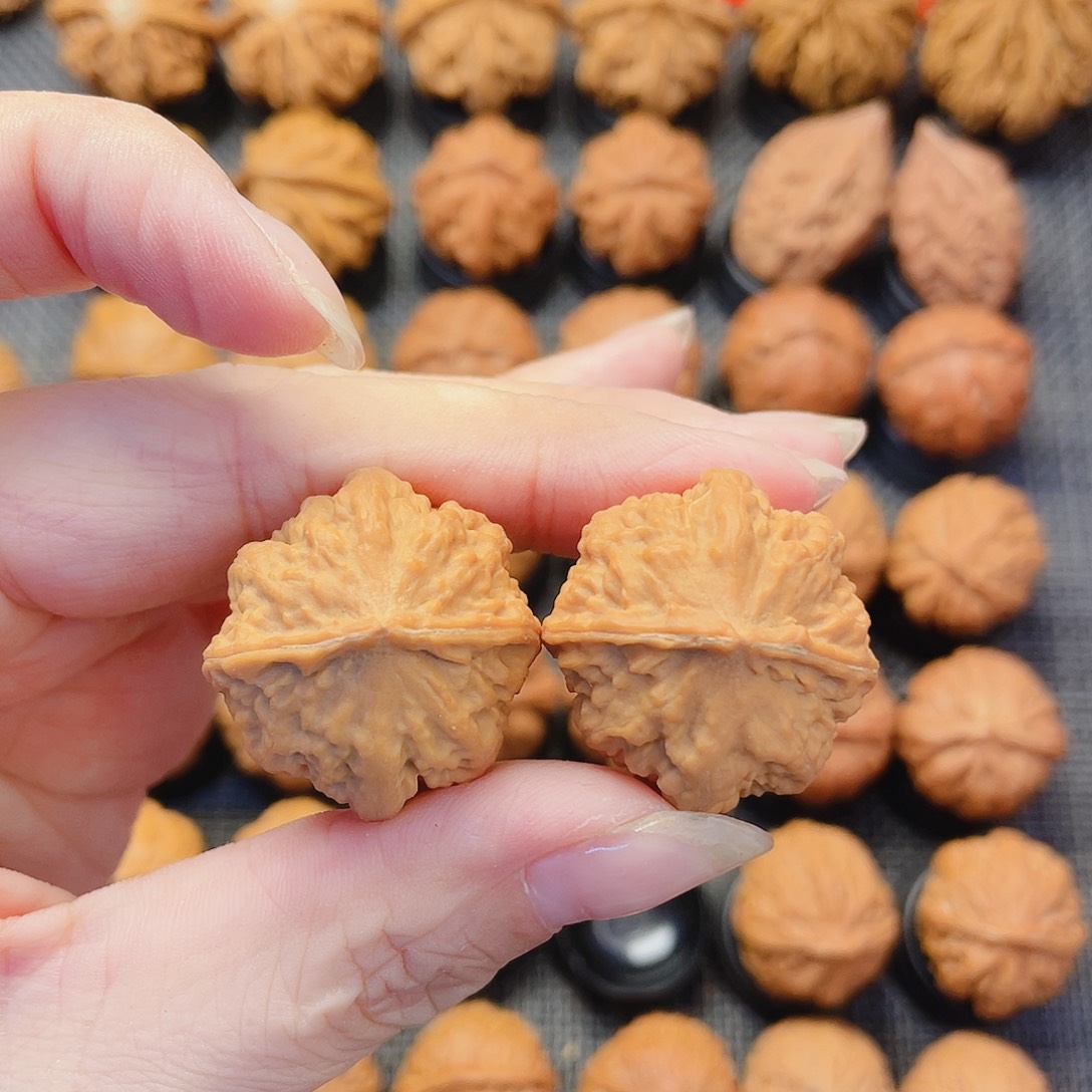 咋***？把件文玩核桃八角