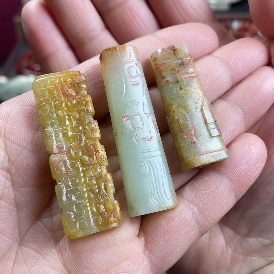 和田玉（糖玉）挂件未镶嵌用****0