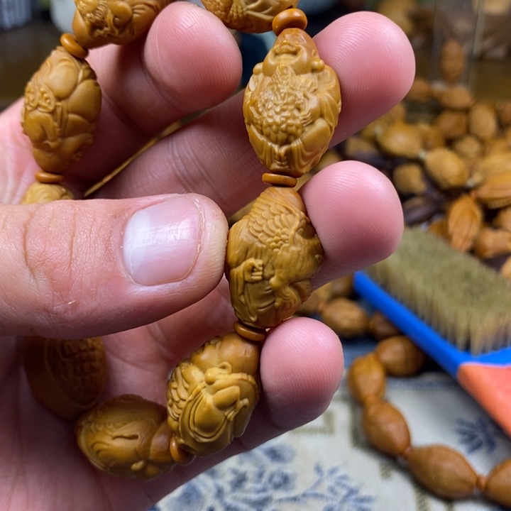 橄榄核手串/手链橄榄核雕刻手串手链7