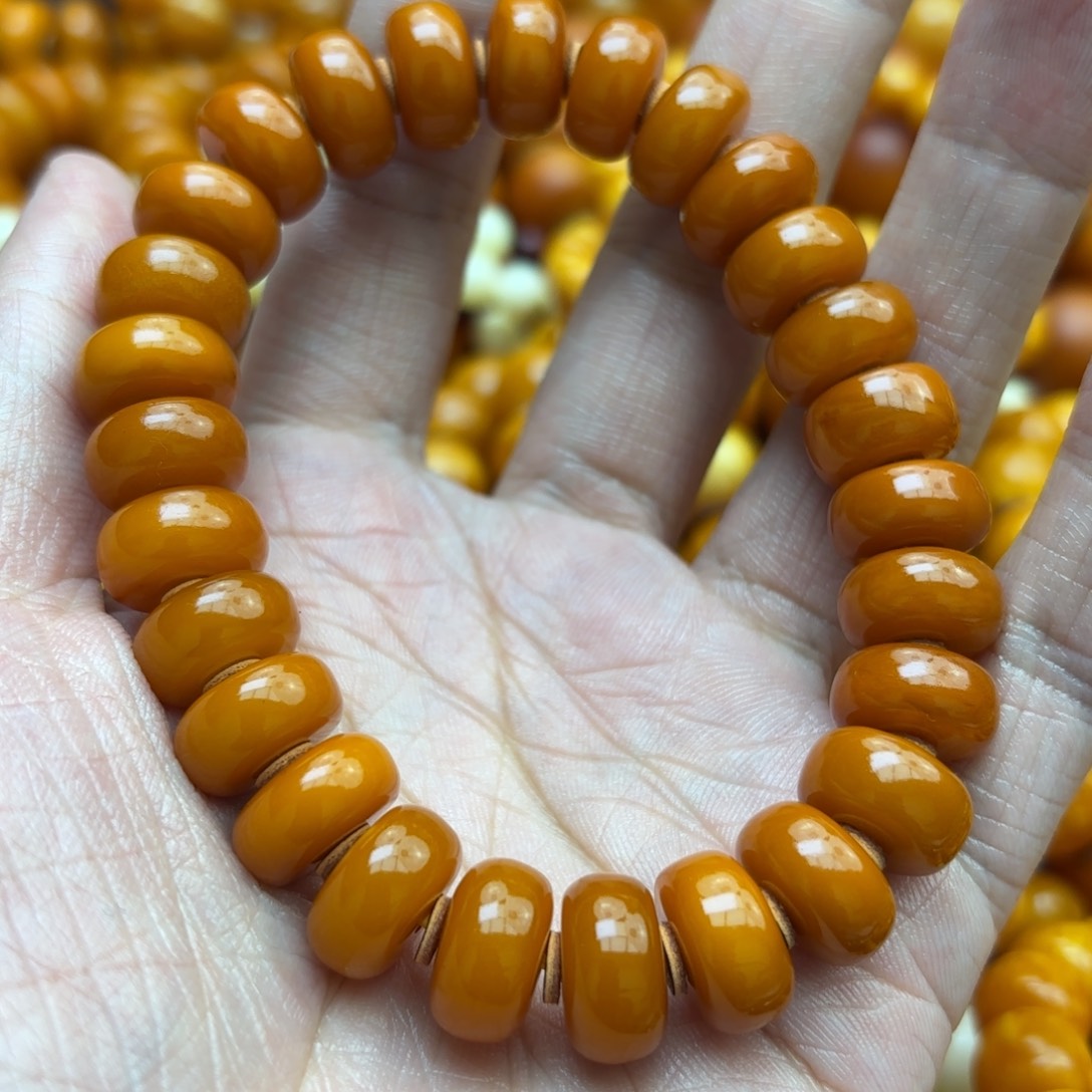 琥珀手链未镶嵌蜜蜡