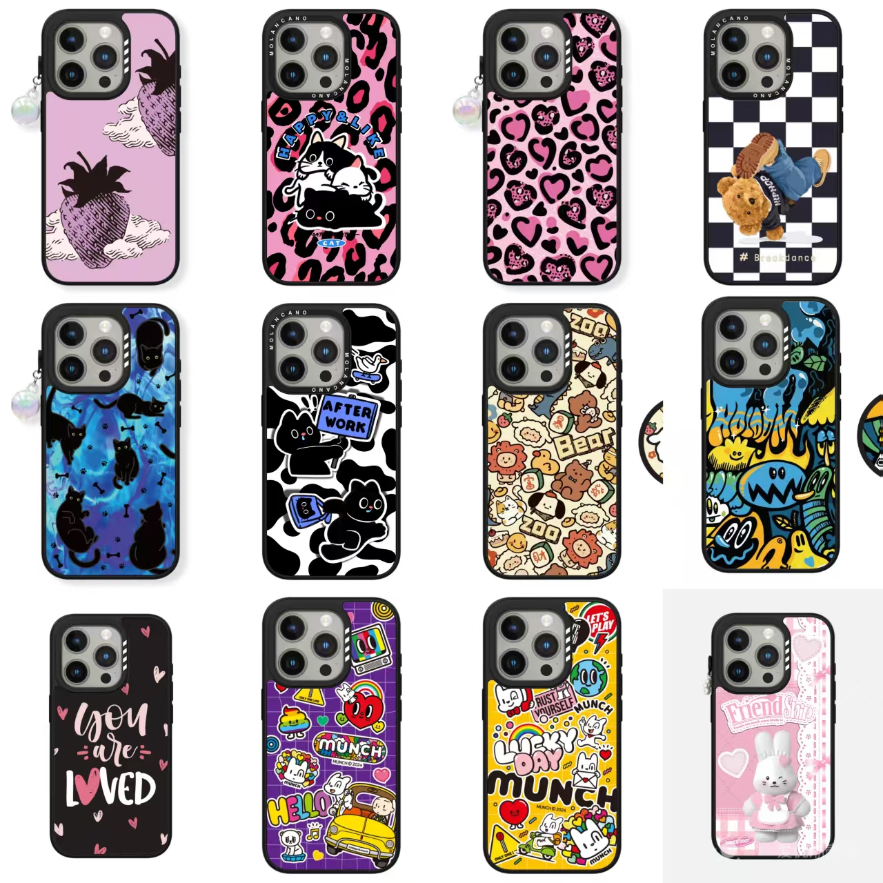 正版MOLANCANO韩菲二代适用苹果iPhone16promax磁吸手机壳15pm