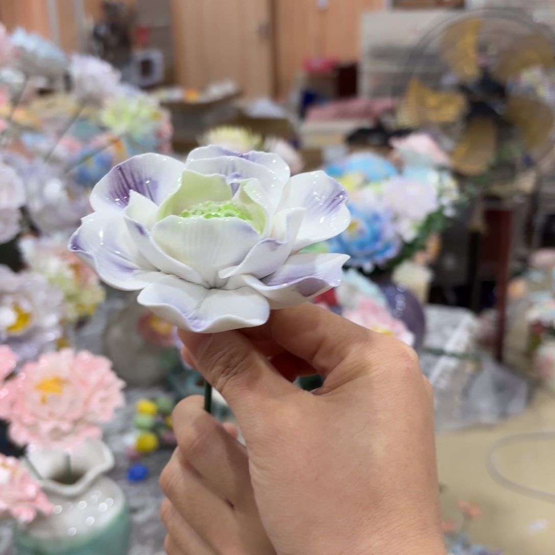 陶瓷花，拍满20发货，退款拉黑