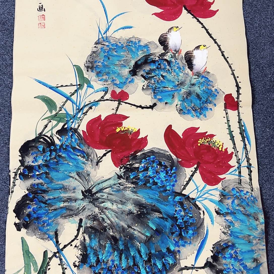 国画事事顺心如意万事如意万事