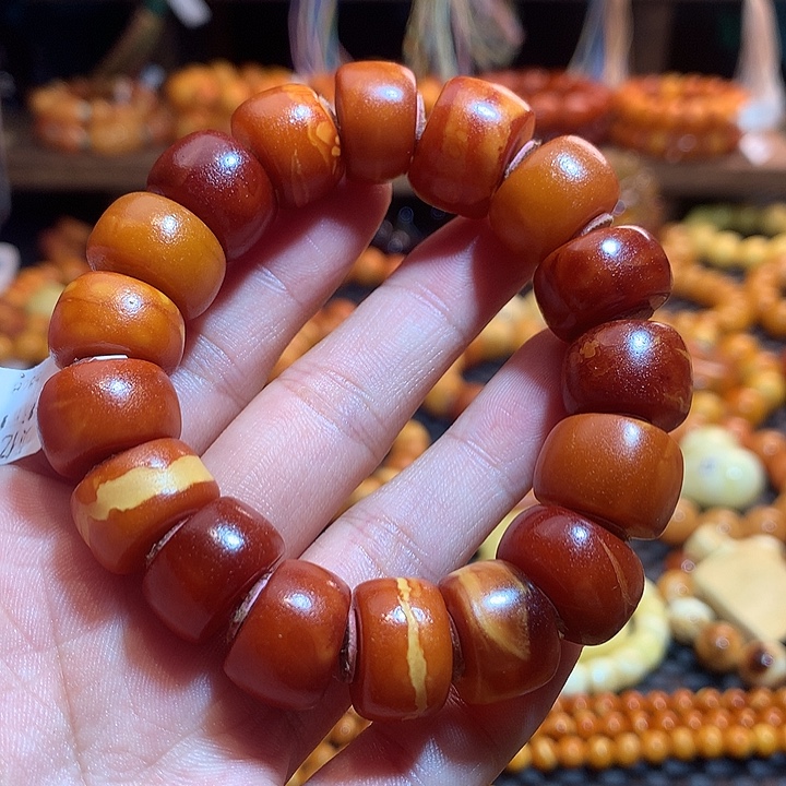 蜜蜡未镶嵌手链蜜蜡