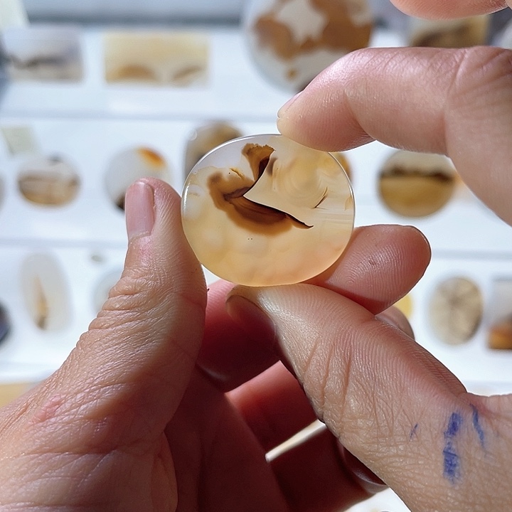 【闪购商品】玛瑙/玉髓珠宝半成品未镶嵌