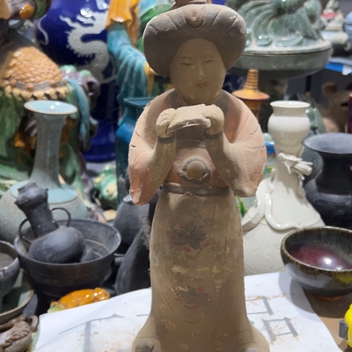 瓦当摆件茶壶茶台陶瓷