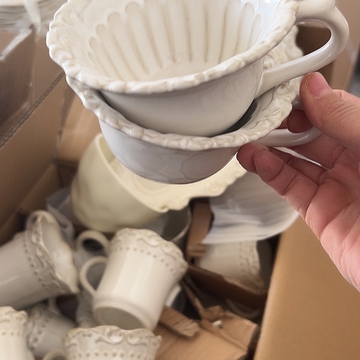 瓷片默认瑕疵商品杯子2盒咖啡