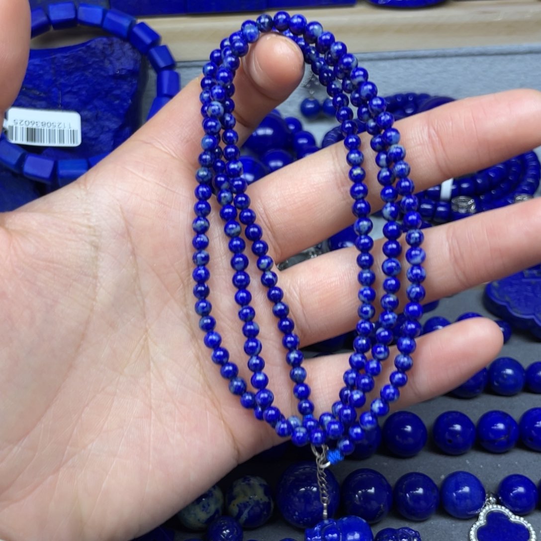 青金石项链未镶嵌