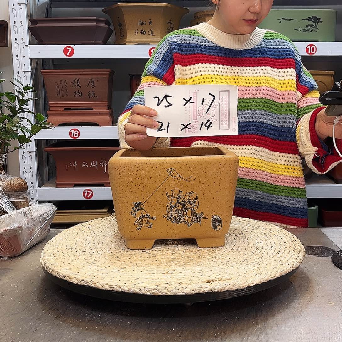 紫砂花盆紫砂花盆