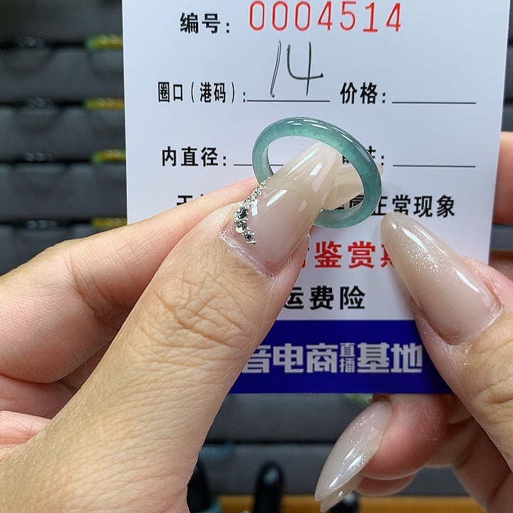 翡翠戒圈未镶嵌     4514