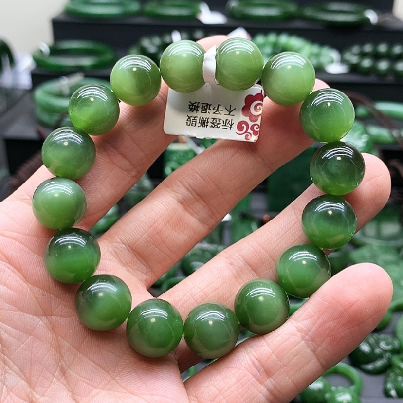 【闪购商品】和田玉（碧玉）手链未镶嵌