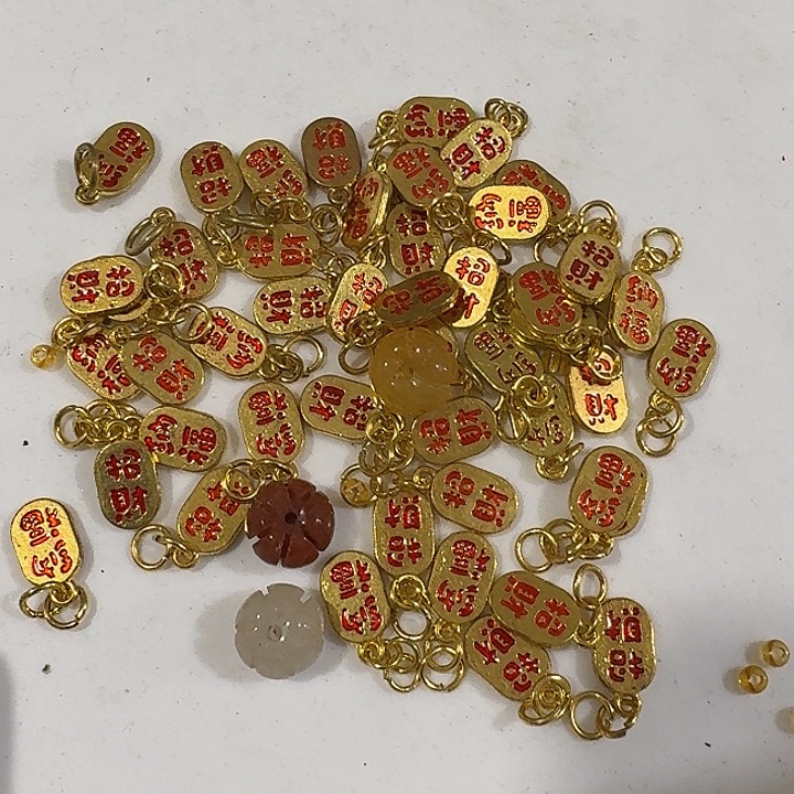 玛瑙/玉髓合金珠宝半成品39号打包