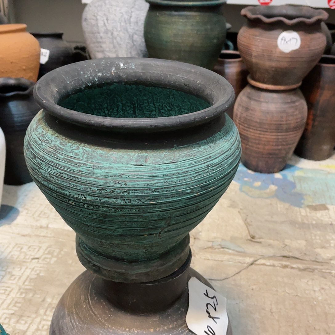 红陶带孔带孔口径19高度20