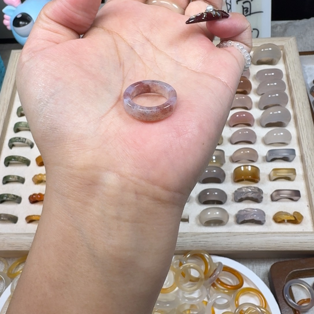 未镶嵌戒指玛瑙/玉髓912港9