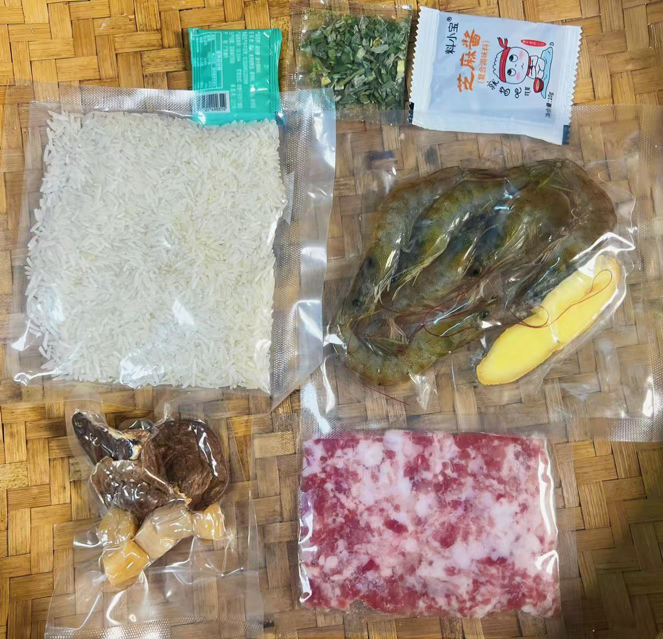 【6人份套餐】潮汕干贝海鲜砂锅粥套餐6人份京东包邮