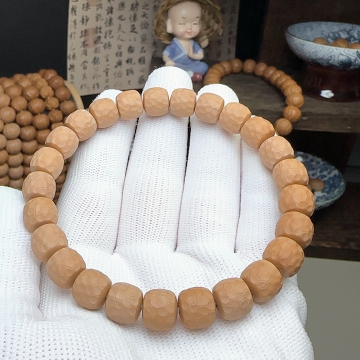 猴头核桃手串哑光龙鳞纹3-5小时上色