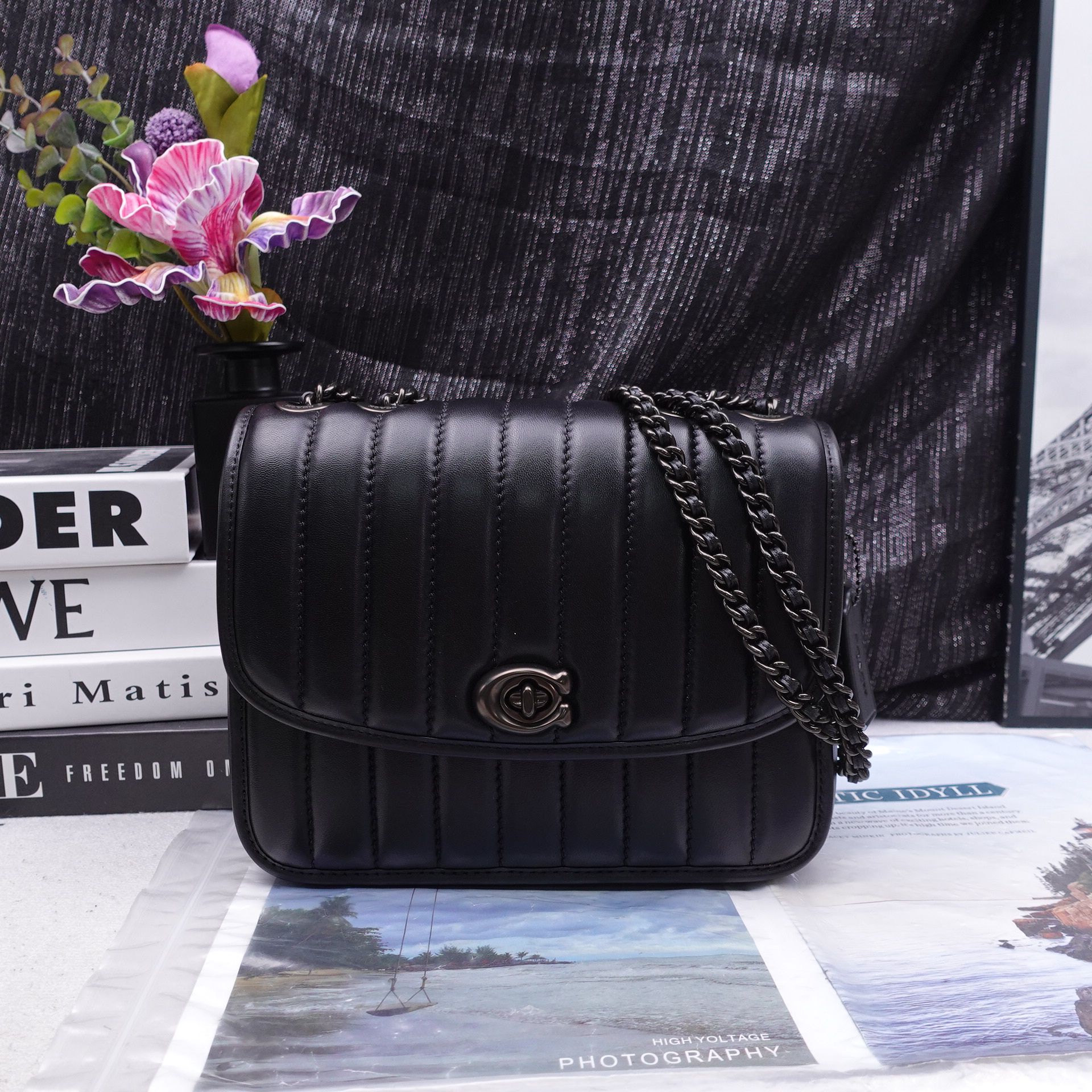 95新 COACH/蔻驰 单肩包/T10330329