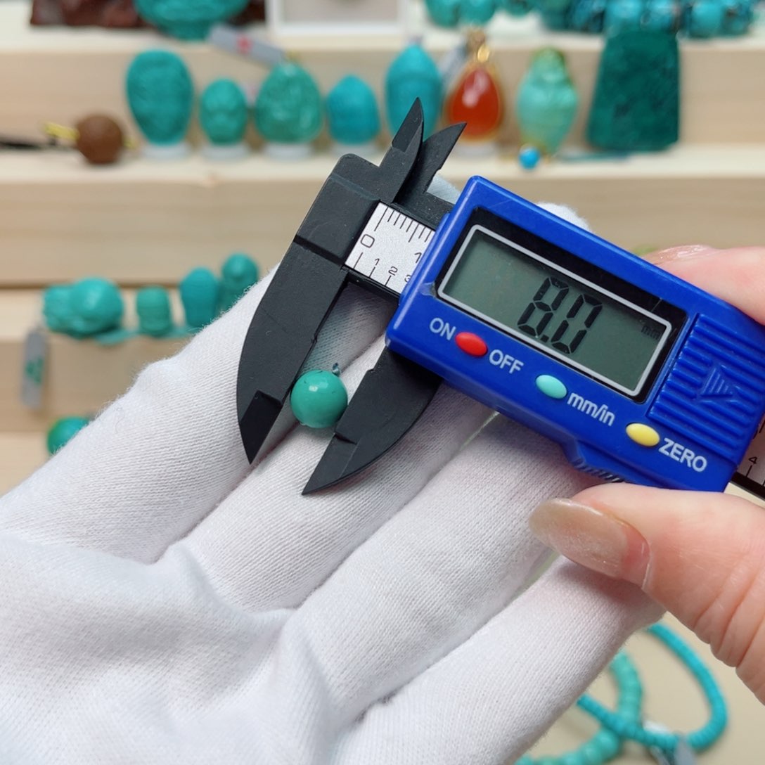 绿松石圆珠未镶嵌