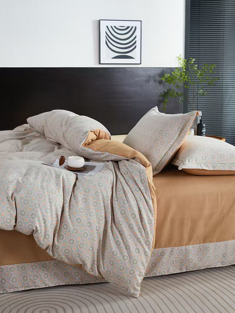 60s新疆棉磨毛四件套Z5160