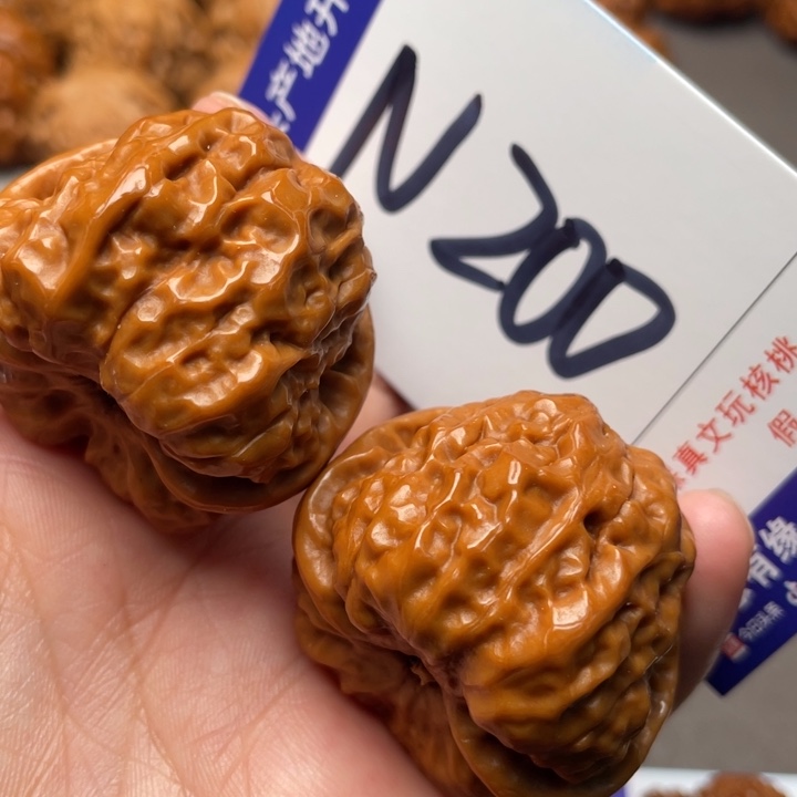 文玩核桃把件蛙蛙38尺