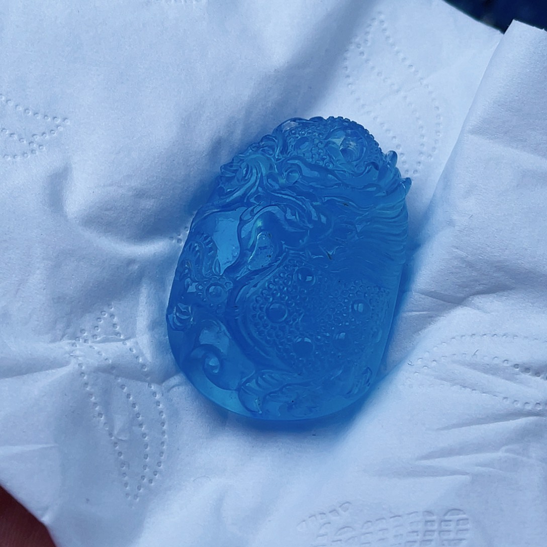 l***.天然辰砂圣马吊坠