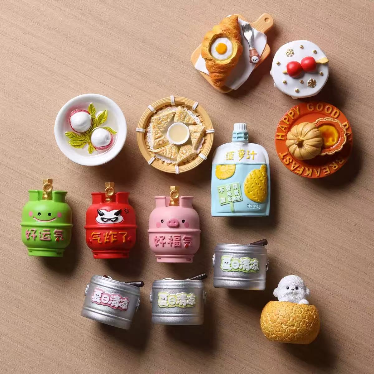 【自选兔鸭冰箱贴】2025新款仿真立体食物冰箱贴高货个性磁性冰箱贴