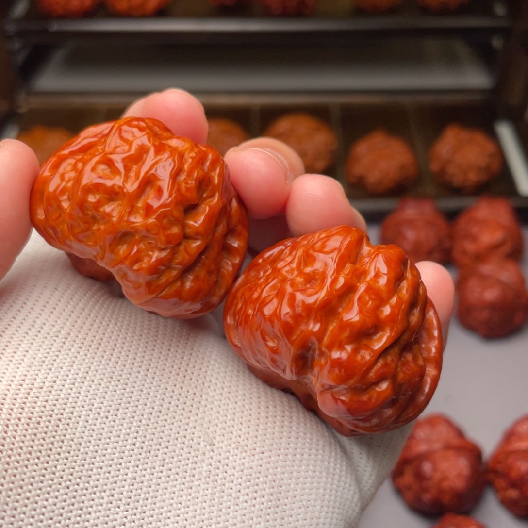 文玩核桃把件蛤蟆头40