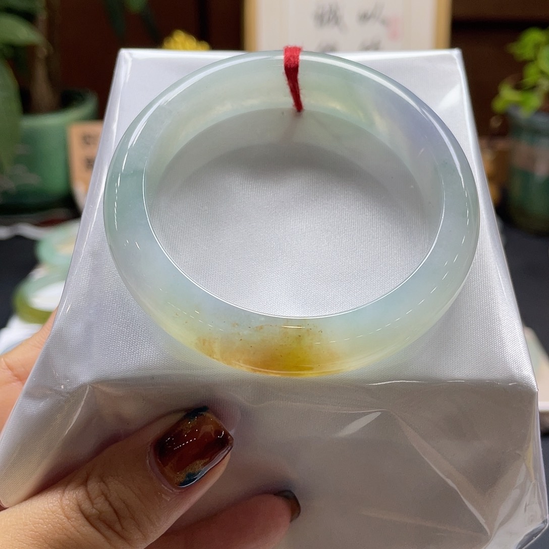 翡翠未镶嵌手镯19号