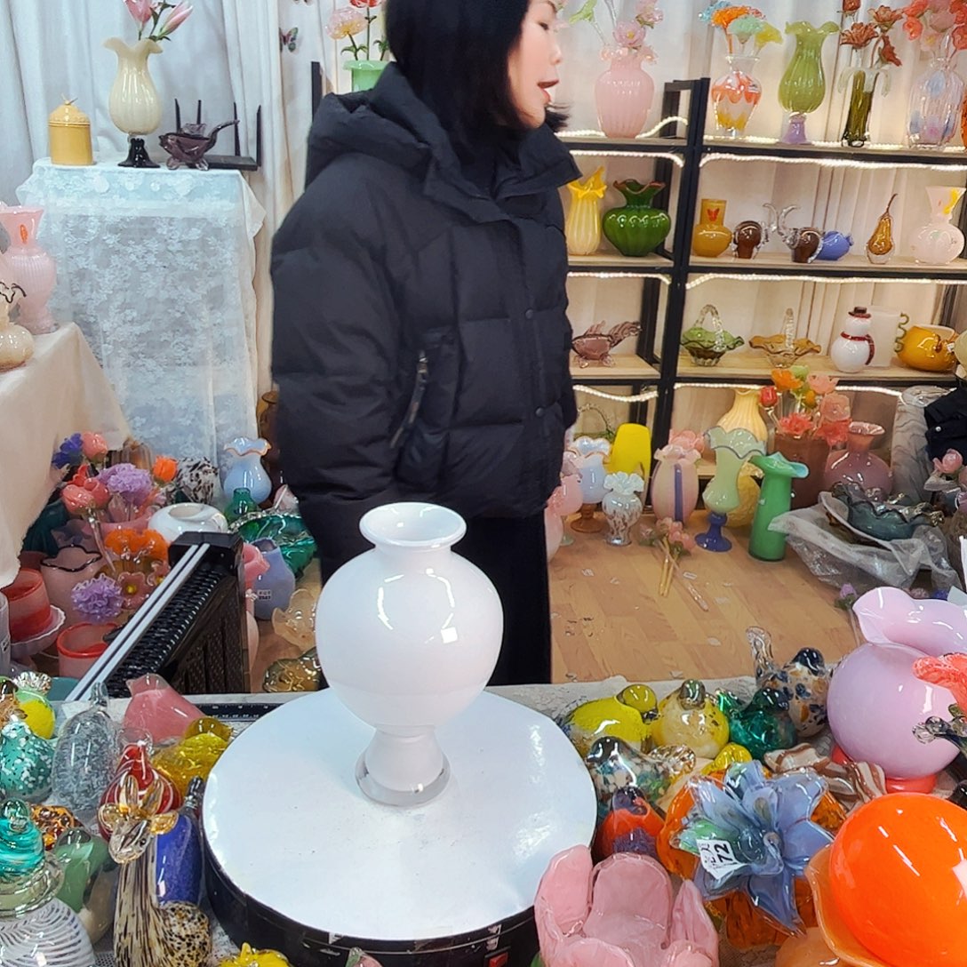 花瓶家悦美居琉璃摆件