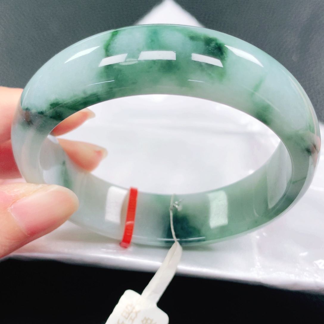 未镶嵌手镯翡翠59圈