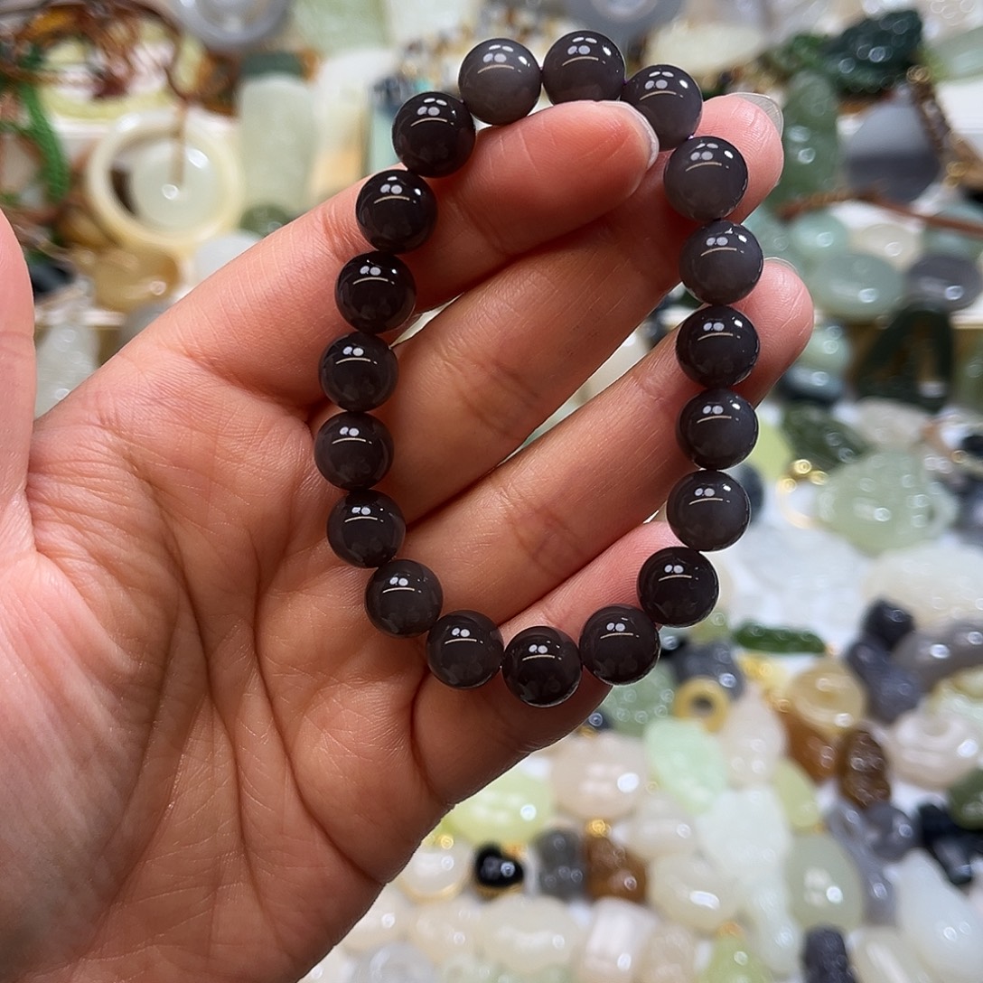 账***销和田玉未镶嵌手串