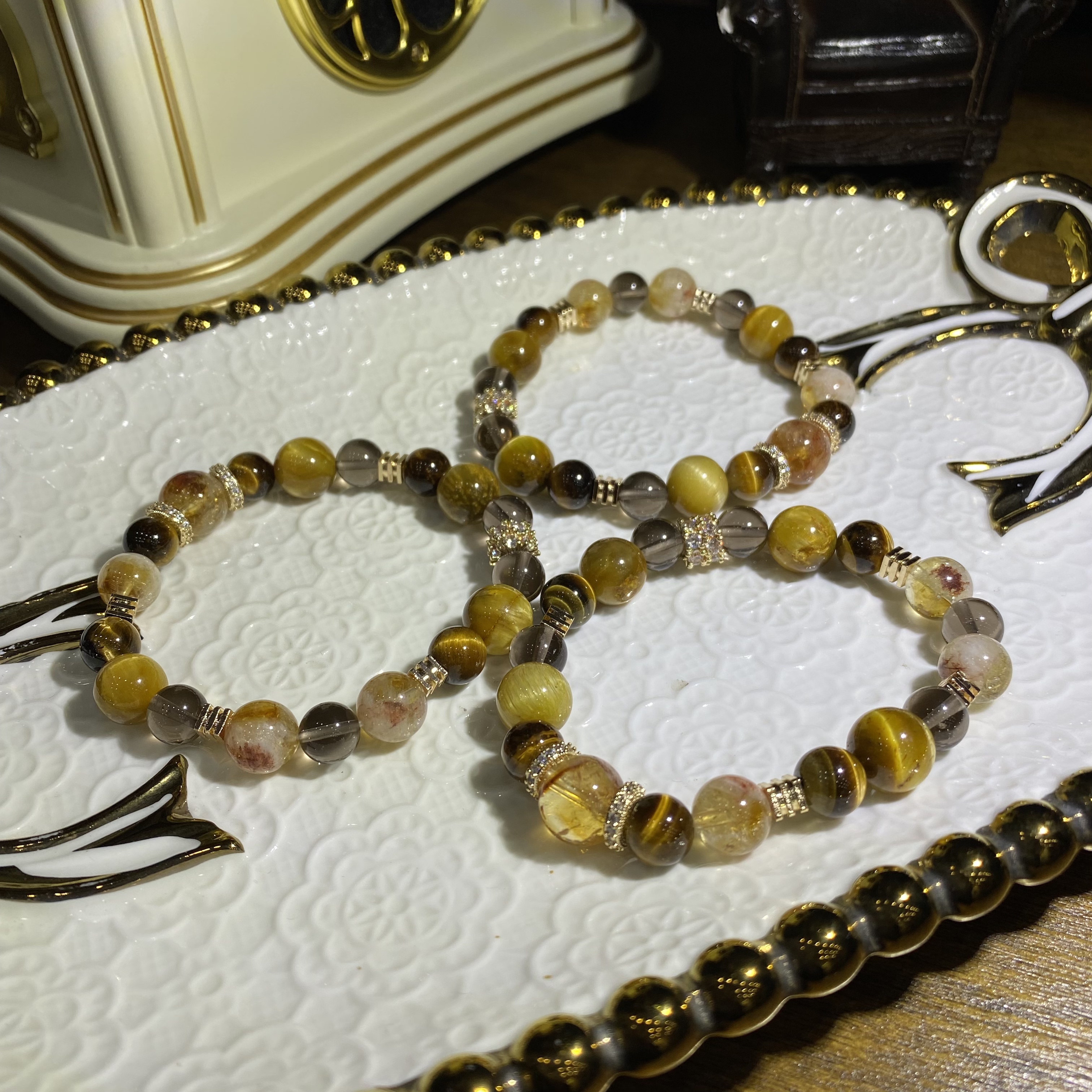 财富放大器-金霸大综合水晶手链-多样性发其一C637