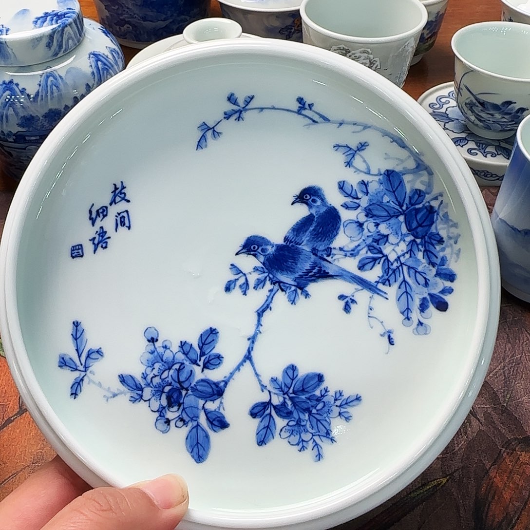 张玲玲手绘花鸟水洗