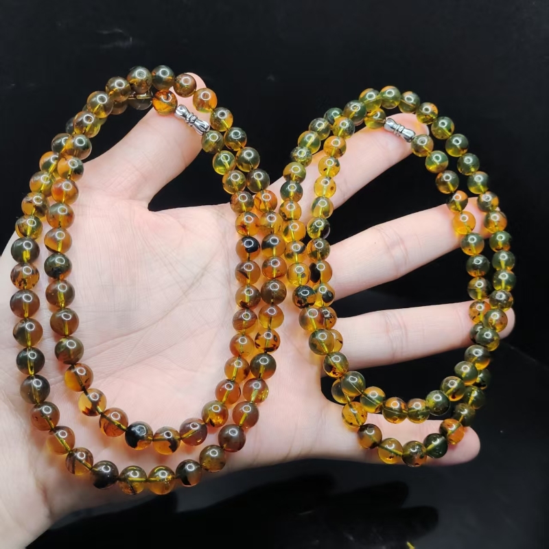 【康康严选】药珀琥珀妈妈项链GS【多样性发其一】约7mm+